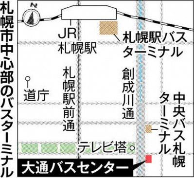 北海道新聞 On Twitter 大通バスセンター廃止検討 札幌市 駅前再整備し集約 Https T Co Dh2y2aa8he