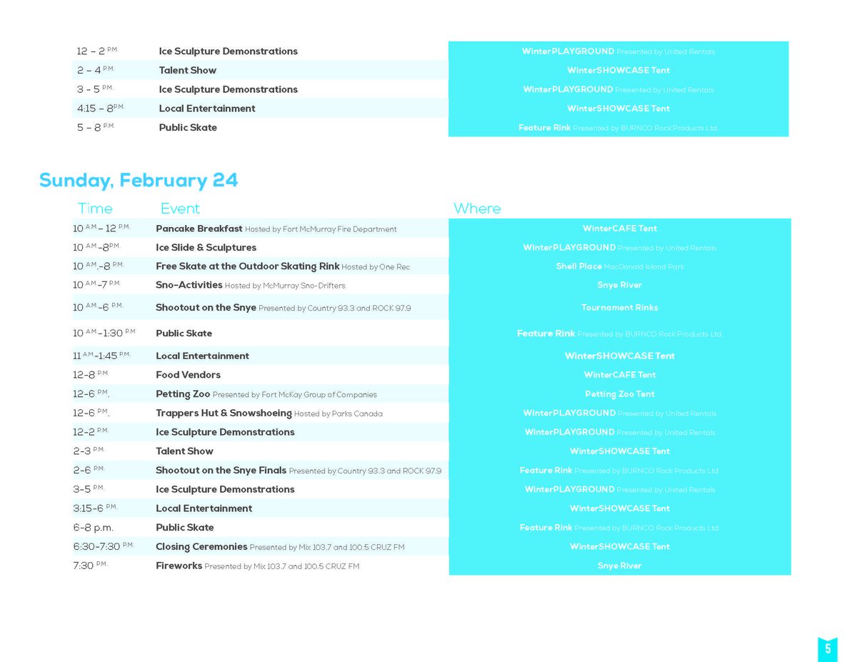 RMWoodBuffalo's tweet photo. Fun for the whole family at WinterPLAY this weekend. Check out the schedule: 
#YMM #RMWB #WinterPLAY https://t.co/M4K2zEJblq