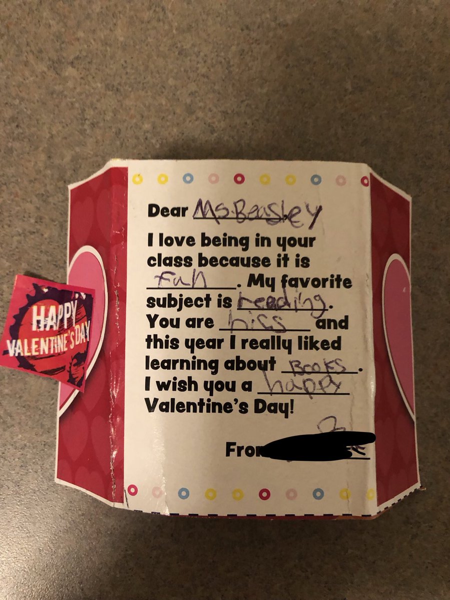 When you’ve had a tough week, it’s little reminders like this that make it all worth it #FirstGradeFun