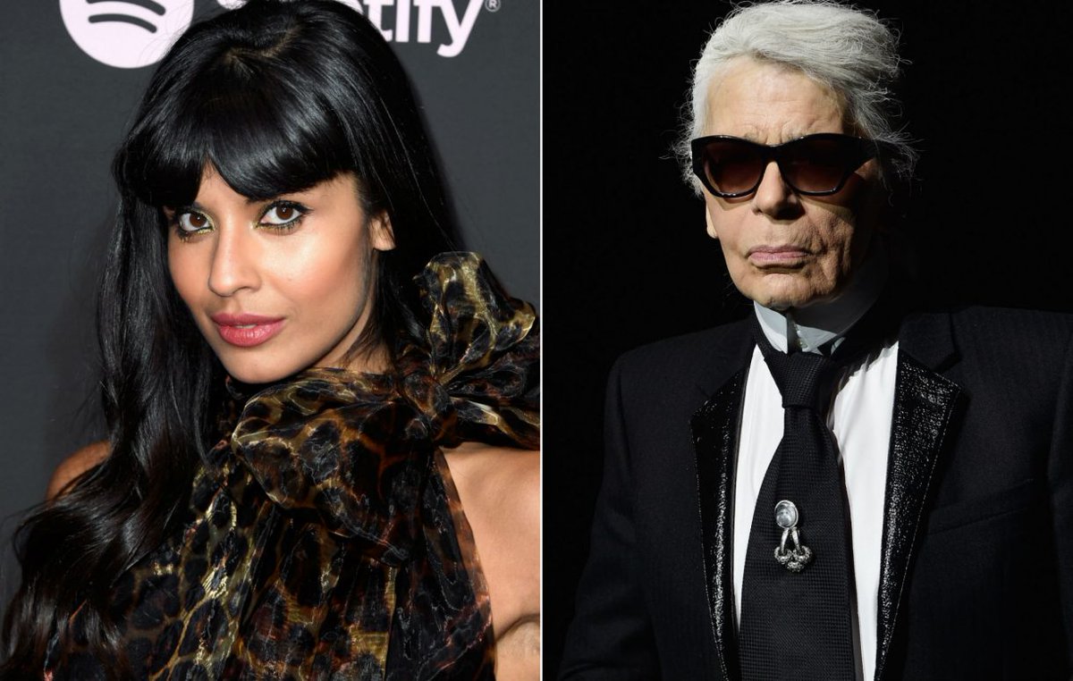 Jameela Jamil and Cara Delevingne disagree over Karl Lagerfeld / Twitter(02)
