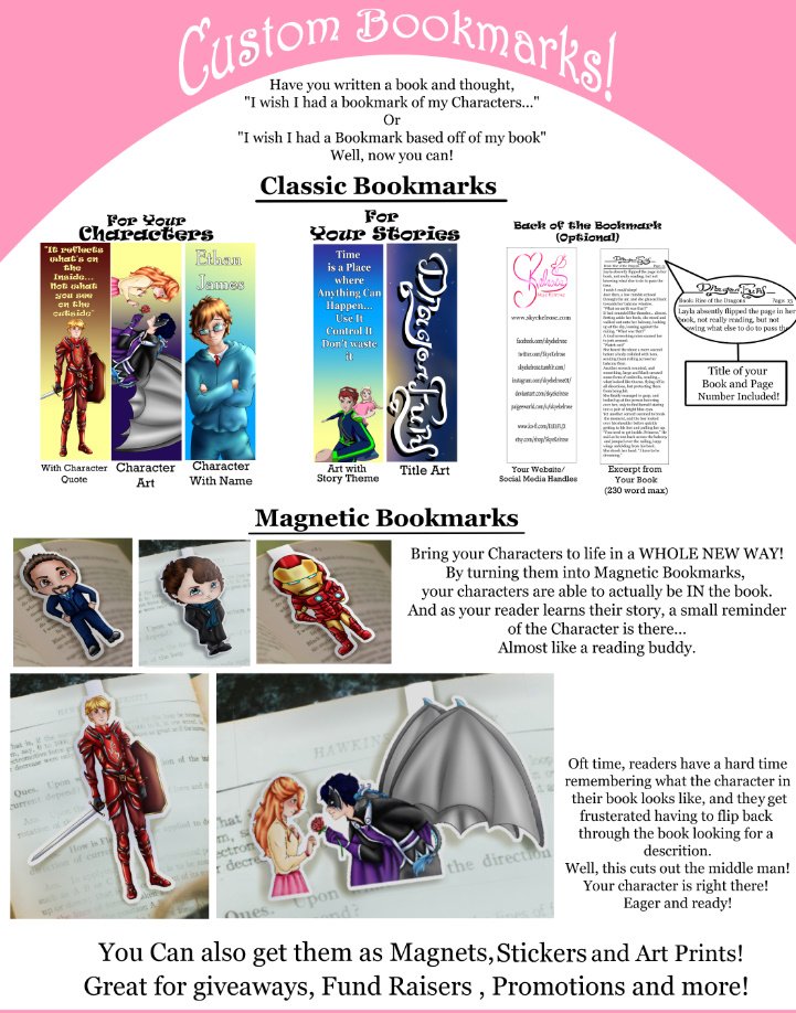 SkyeKelrose's tweet photo. You don't HAVE to be a writer to order these! I can also do these for schools, churches, teachers, clubs and special groups! Or even Events!
#personalizedbookmark #bookmarks #mybookmark #custombookmarks https://t.co/zCn66UbCZD