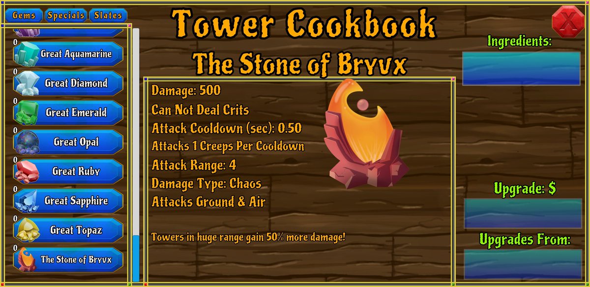 gem tower defense all special gems gem tower defense all special gems