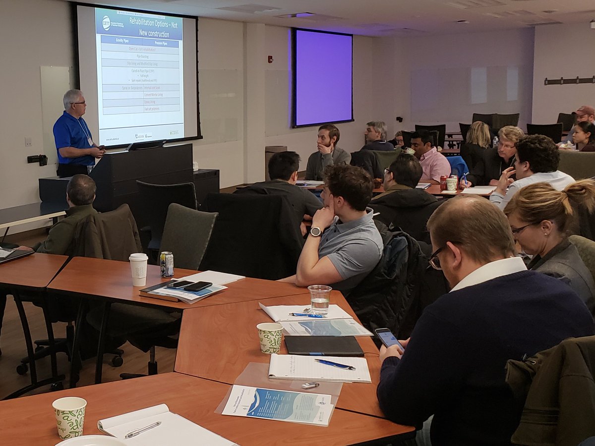 CETT hosted a workshop today on Water and Wastewater Pipeline Condition Assessment and Rehabilitation. We would like to thank our instructors, Chris Macey and George Bontus, for all the work they put into preparation. Thanks also to our partners @uaextension for putting this on!