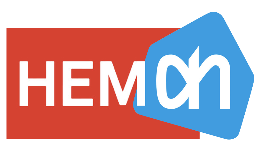 Mooi om te horen dat <a href="/HEMA/">HEMA</a> en <a href="/Albert_Hein/">AH</a> gezamenlijke pilot stores gaan openen. Ben vast niet de eerste die denkt dat dit het fantastische combi-logo wordt...  #HemAH