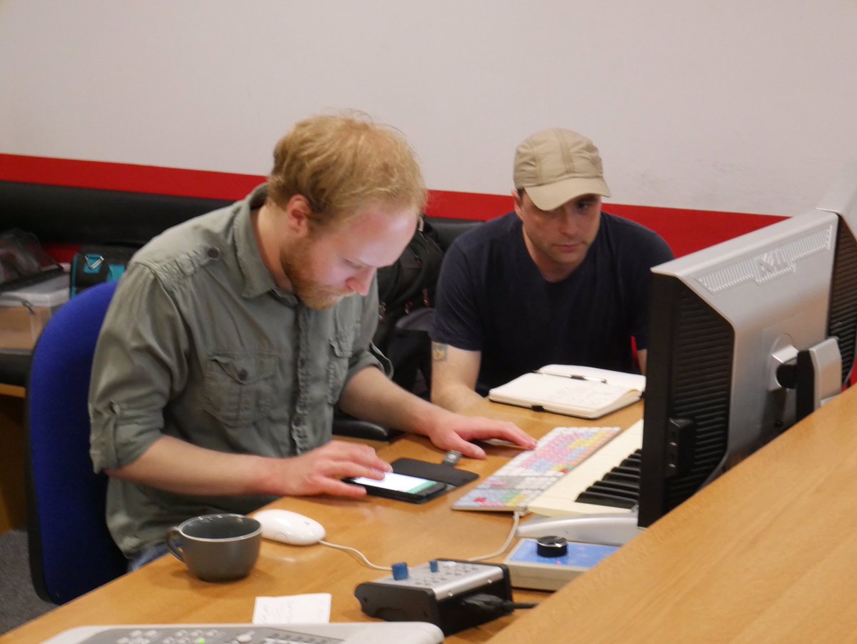 RunMovieUK's tweet photo. Nothing like #TeamSound working (and playing) hard... #RUN https://t.co/8d5chEwzst