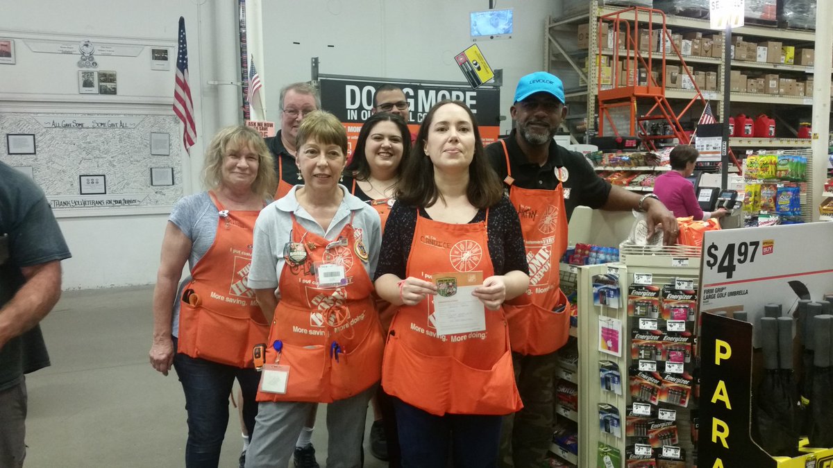 VOA Committee recognizing cashier Candace for living our values every day! #VOA365
