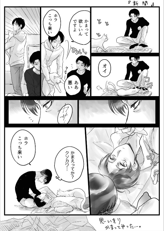 ネコっぽいかな??て漫画☺️(再掲) 