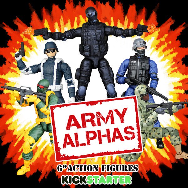 ToyNewsInterna1's tweet image. The 1:12 (6" Scale) #ArmyAlphas Action Figure Campaign From @CryptidToys is Live on @kickstarter 

bit.ly/2E0djdY