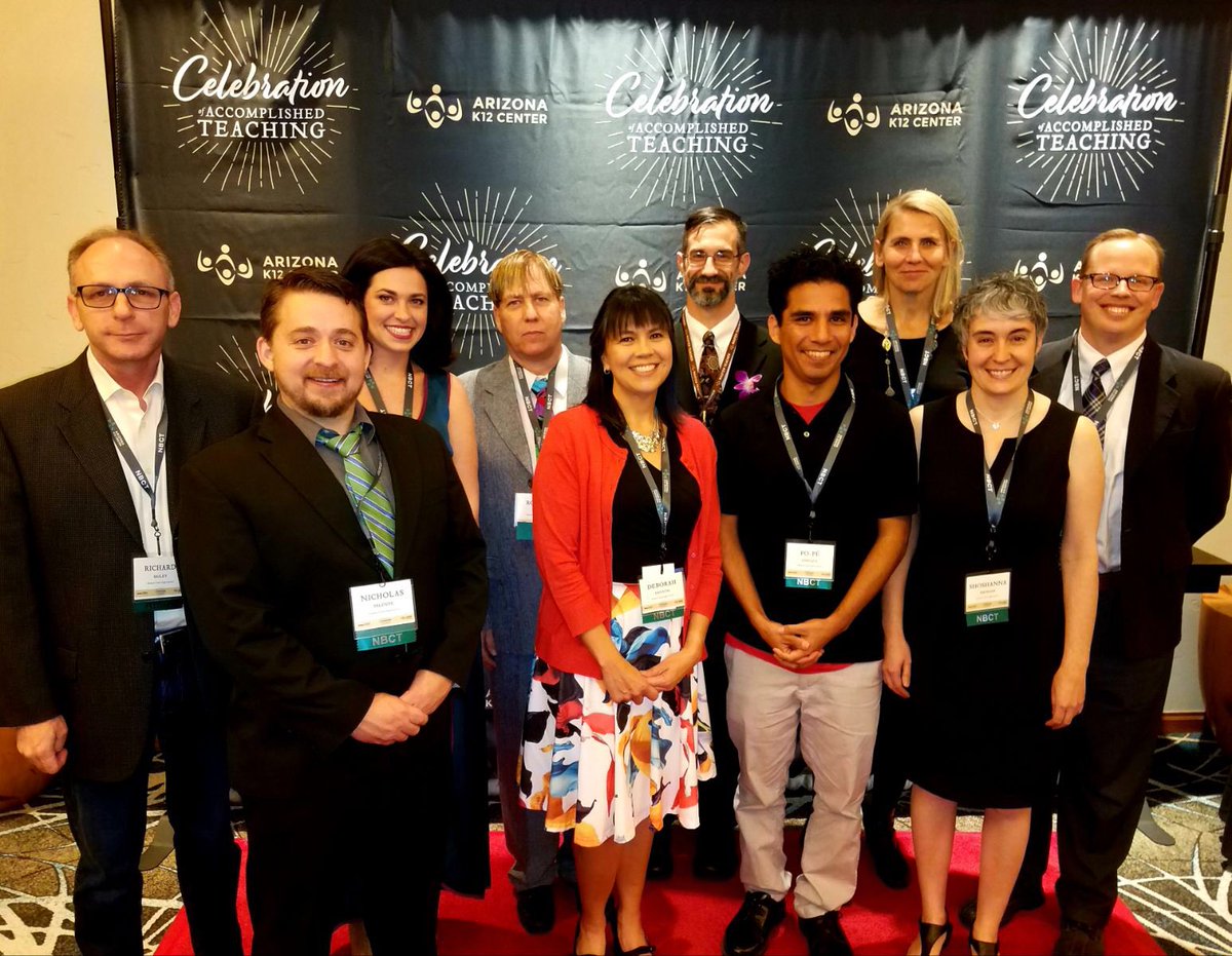 ParodHansen's tweet image. Congrats to @PhoenixUnionHS newest NBCTs and Arizona Master Teacher! #accomplishedteaching #NBCTStrong @azk12