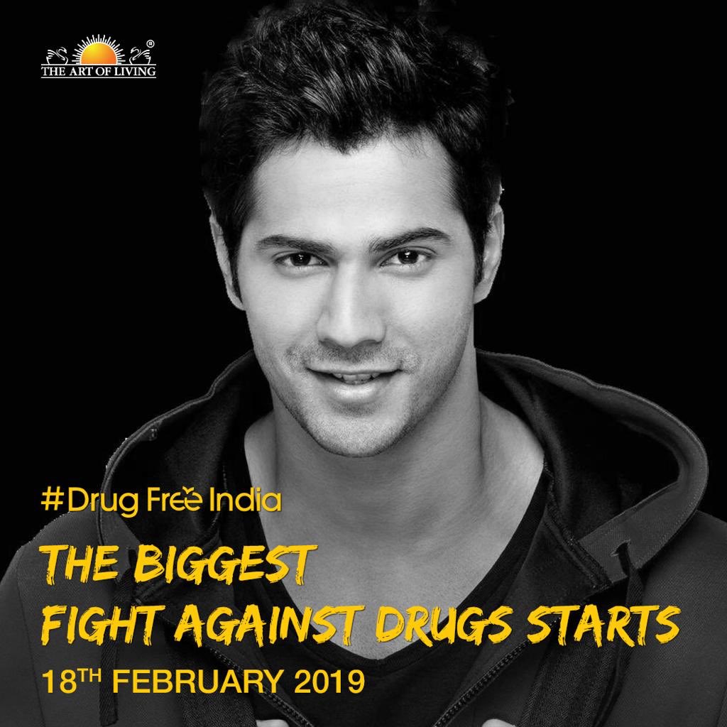 Varun_dvn's tweet image. I support the initiative taken by @srisri for a #drugfreeindia. A great movement by @artofliving.