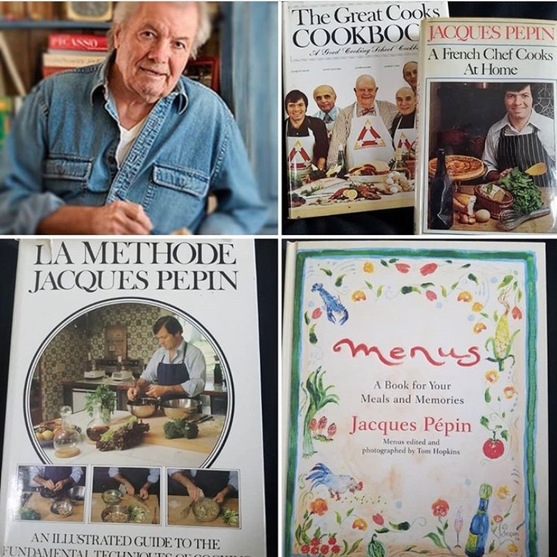 Pittcobooks's tweet image. Jacques Pepin signing these books at Wesleyan RL Julia Bookstore.
#chefsofinstagram #cheflife #europeancooking, #baking, #cookingtips, #food, #Collectibles