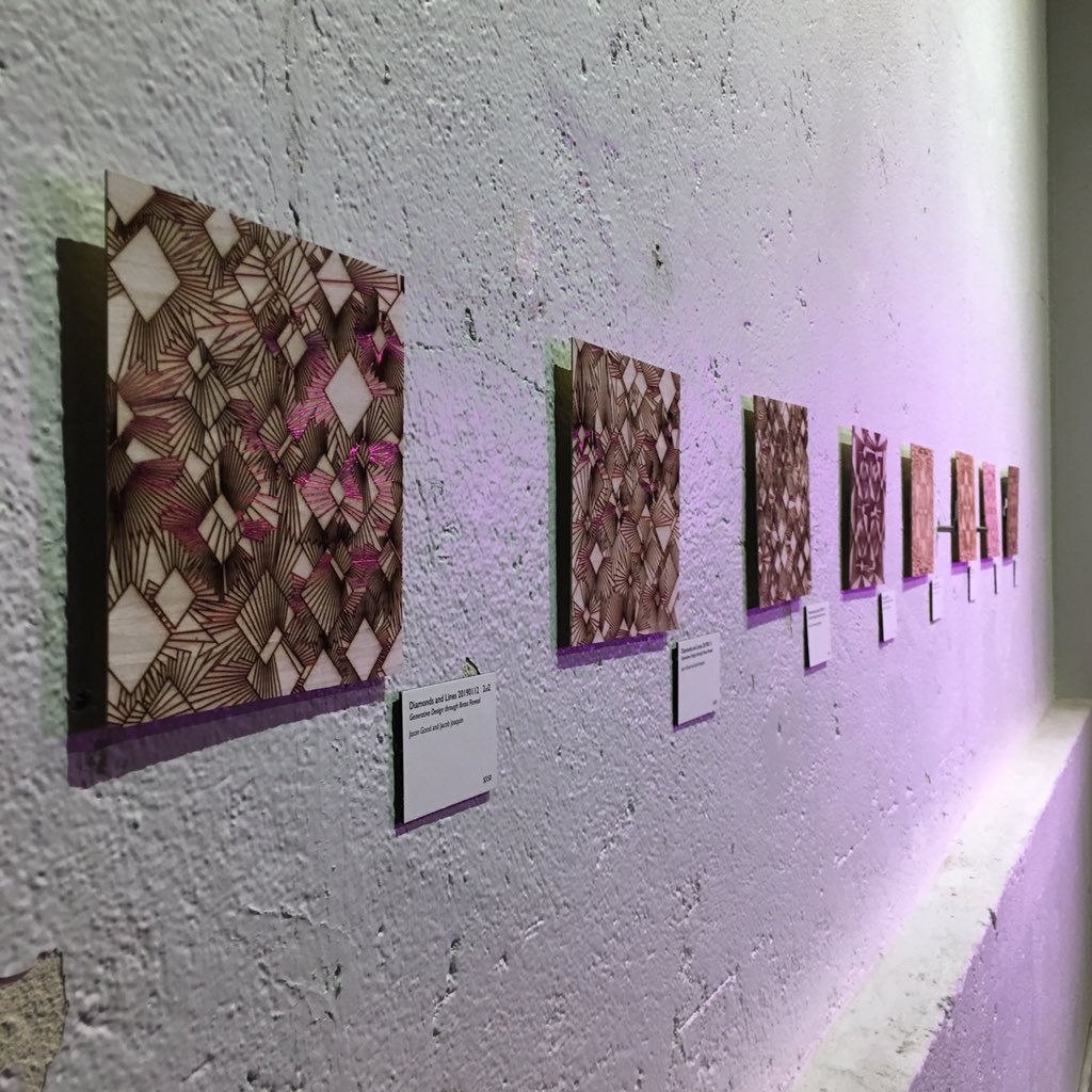 JacobJoaquin's tweet photo. It’s the final night of our art show “Generations: Life and Light”. Thanks to everyone who made this possible.
...
#generative #processing #brassreveal #axidraw #plottertwitter #generativeartifact https://t.co/SyR1BoLjub