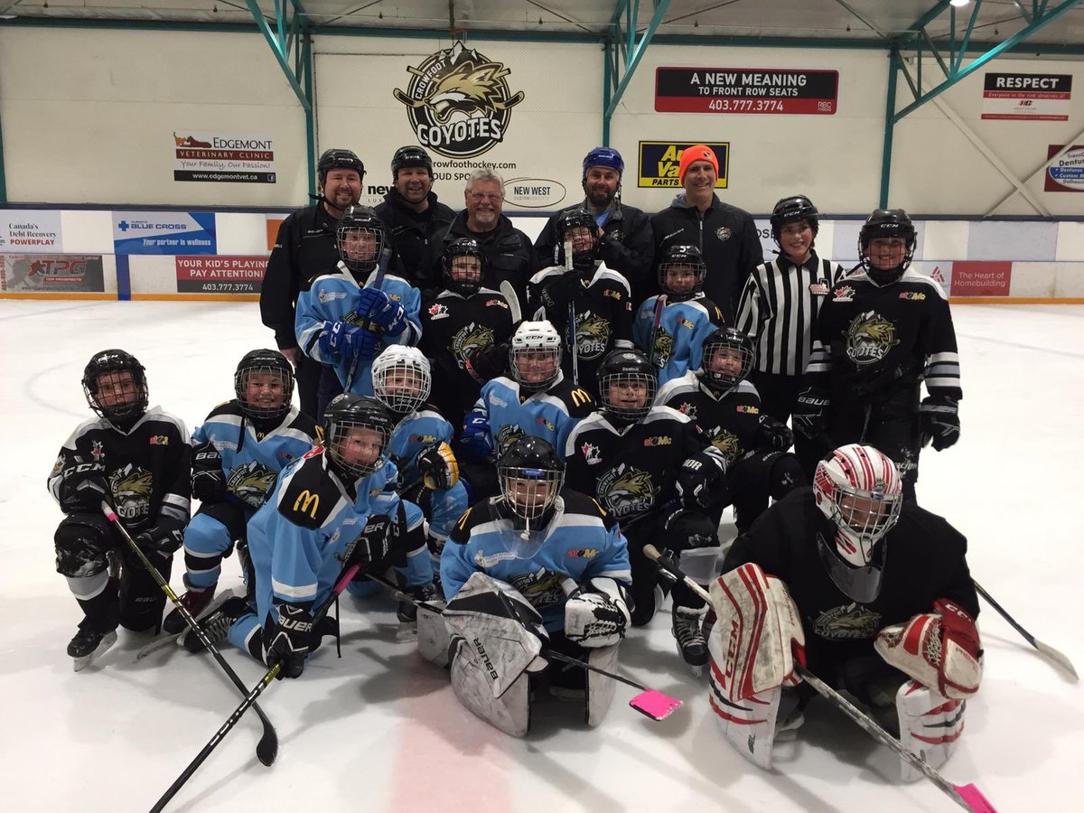 Crowfoot Coyotes PeeWee1 tweet media