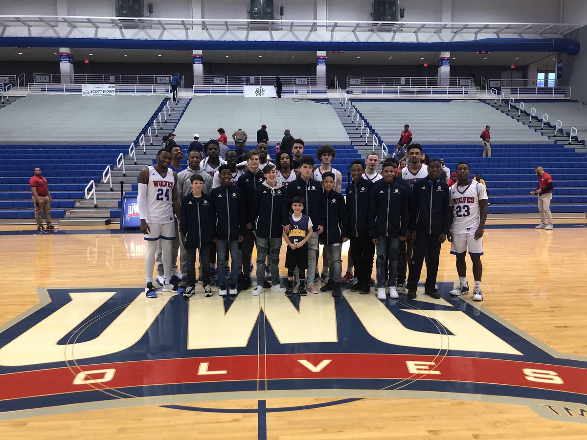 CoachMo25's tweet photo. Once again, thank you to @UWGAthletics and Coach Dave Moore for allowing our Bay Springs Boys Basketball to come by and watch them get the W against West Florida this afternoon! #WolvesMBB #WeAreVR #InspiringMinds @Coach_JRob @CoachRo47 @GlenHarding10 @RicoZackery https://t.co/yIX0wNZ2Do