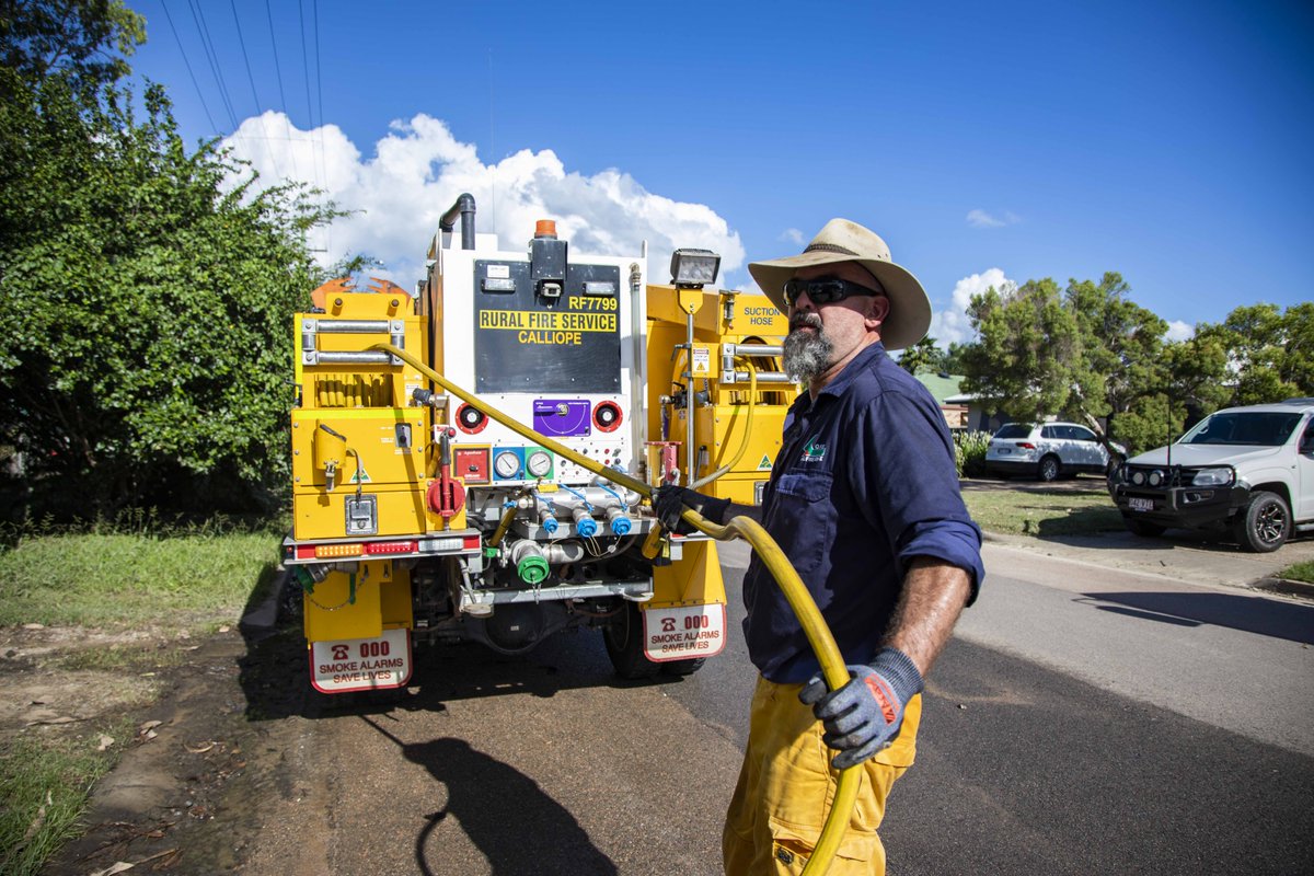 QldFireDept's tweet photo. Hey Townsville! After a big day of cleaning up yesterday, our crews are back on the ground today ready to assist some of the most flood-affected communities. https://t.co/9GNpkycifv