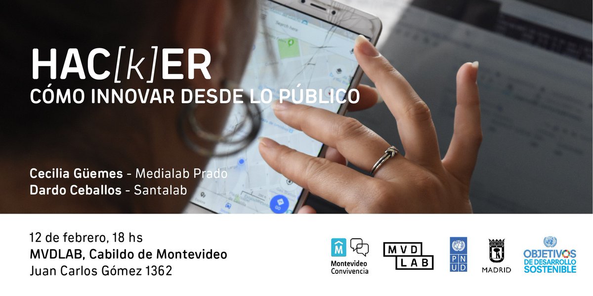 innovacionSF's tweet photo. ¡El martes que viene vamos a compartir la experiencia #Santalab en #Uruguay! 😀
Junto a @CeciliaGuemes de @MedialabPrado y @eldardo participaremos del Conversatorio "Cómo innovar desde lo público" @pnud_uy ✔
Más info: https://t.co/fQcVoShCCN https://t.co/gbkJkWpENt