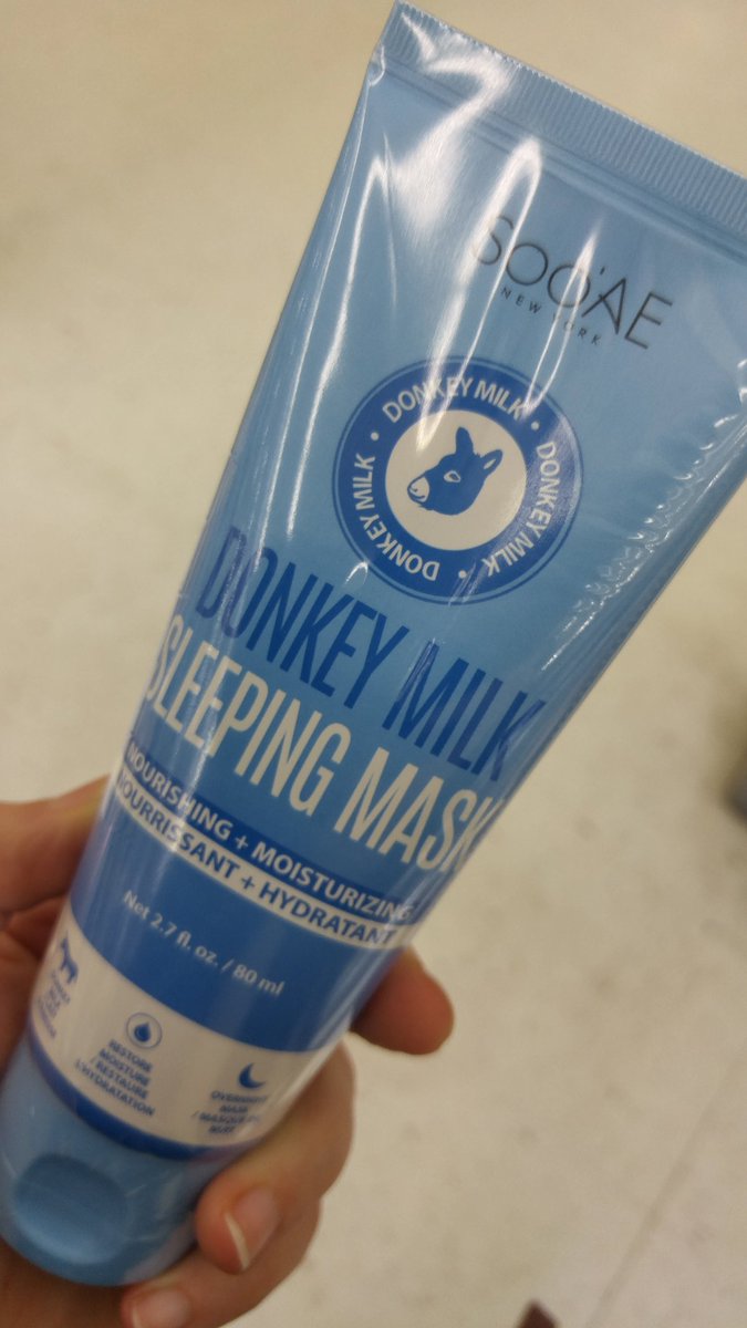 trcissel's tweet photo. While shopping for skincare products with mom... 
Mom: Look, this one has donkey milk
Me: But I'm allergic to donkey milk
Mom: You're making an ass-umption
Pun goals, y'all 
😆🐴🍼 #pun https://t.co/Nm4EEB4yCM