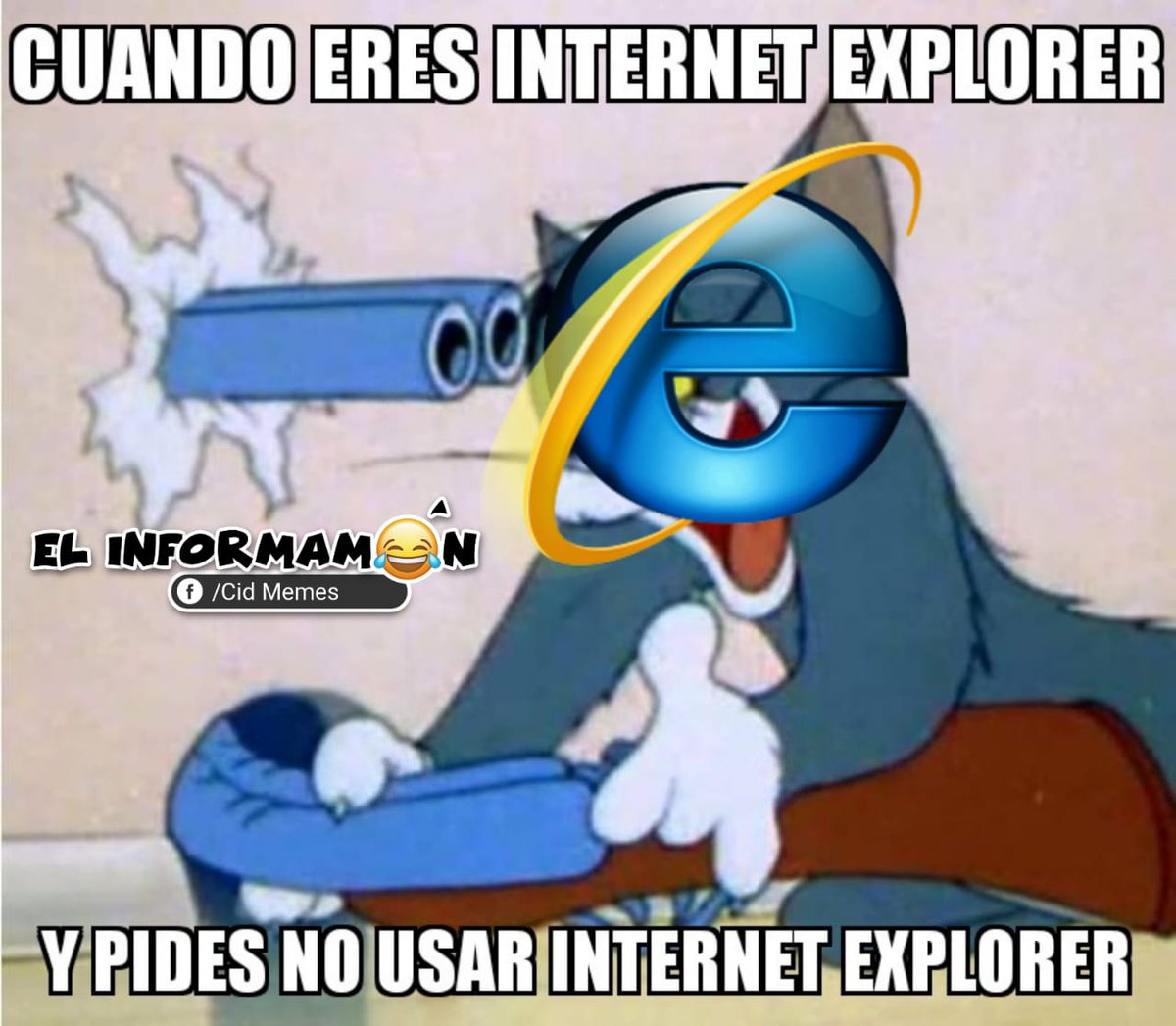 informamon's tweet photo. Más que un lapsus de honestidad, consideren esta una recomendación de gran prioridad por parte de Microsoft https://t.co/xTi5R7KQZp

#Microsoft #MicrosoftInternetExplorer https://t.co/BN8bCwx5Wm