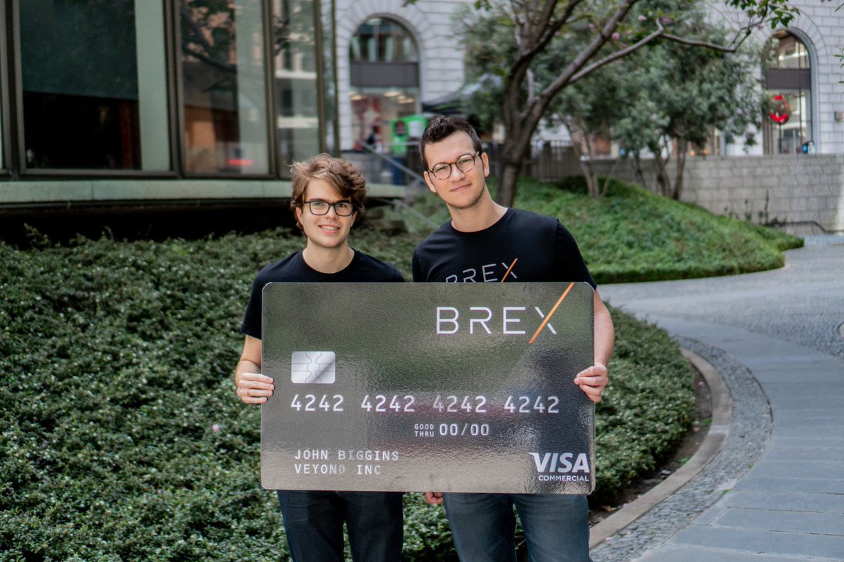 dandeac's tweet photo. It's always cool to see young #entrepreneurs building unicorn #startups. The 22-year old founders of @BrexHQ ($200 million #VC raised at a $1.1 billion valuation) started and sold their first company as teenagers in high school
https://t.co/ZZqF5yEXIu https://t.co/kzUOyTm5tZ