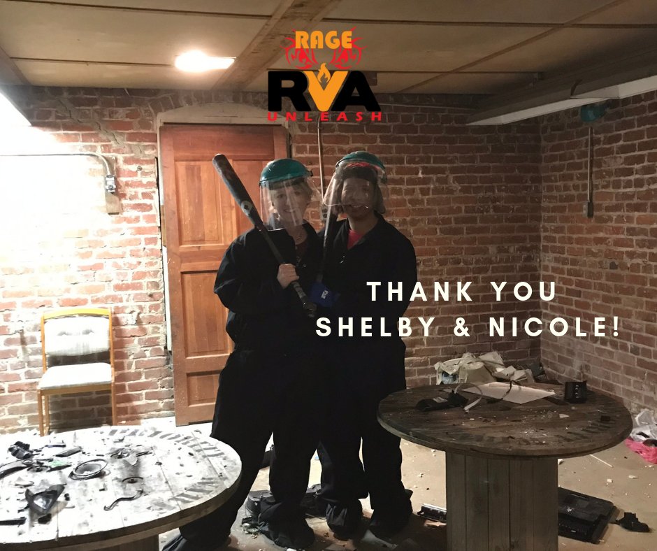 RageRva's tweet photo. Shelby and Nicole really rocked it! Never underestimate women with bats! #ragerva #smash #FridayFunDay https://t.co/vhTQWHazJL