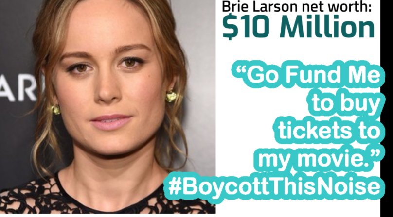 filmfanaddicts's tweet photo. #BoycottGillette #BoycottCaptainMarvel #BoycottBrieLarson #BoycottBigotry #MoneyLaundering #BoycottFeminists #BoycottThisNoise #WithoutRespectWeReject @doomcock @EthanVanSciver @TheWorldClassBS @DDayCobra According to https://t.co/D1LAw8gsdw Brie Larson is worth over 10 million. https://t.co/2wBy4v07N5