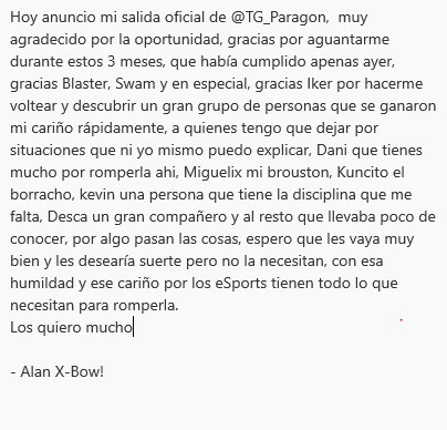 Gracias <a href="/TG_Paragon/">Team Paragon</a>