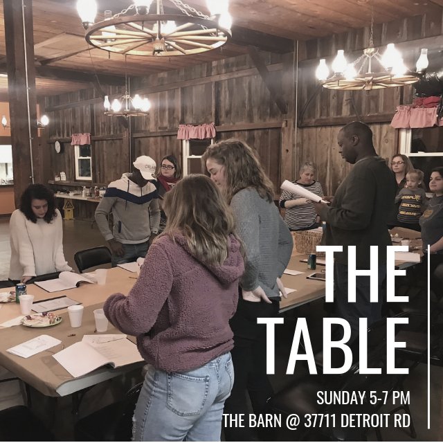 CCOLC3's tweet photo. Join us this Sunday night (Feb 10) for The Table! Grab a friend and come on over to the Barn for dinner, worship, and great conversation! https://t.co/U9emU8wZ3g