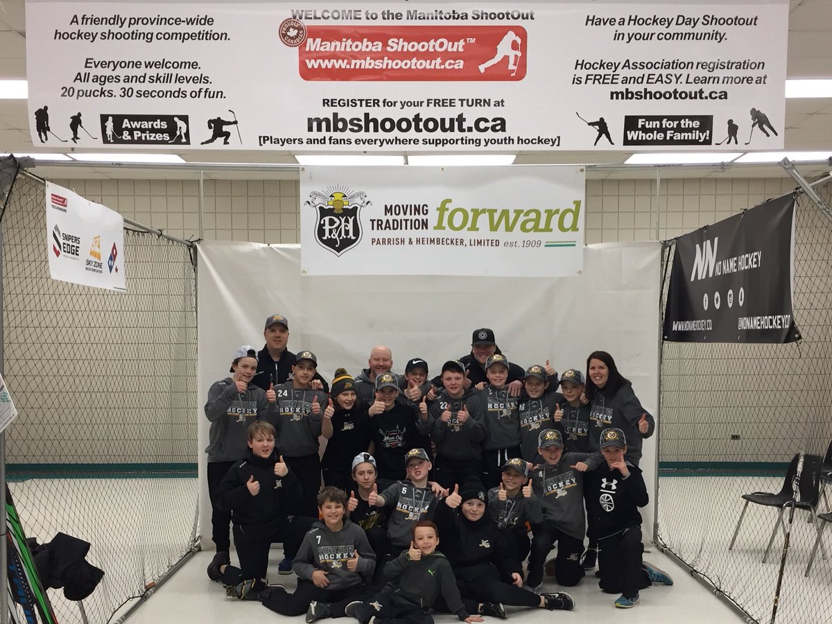 mbshootout's tweet photo. #HockeyDay 📢Hockey Day in Manitoba @hockeymanitoba TEAM HOT-HANDS award goes to this PeeWeeA Brandon Minor Wheat Kings team for putting up a 5-person BEST SCORECARD of 9,9,9,10, and 11 (no coach score score needed) at @toc50 @ParrishHeimbeck @snipersedge @nonamehockeyco 🥅🏒 https://t.co/Eh272o2ExH