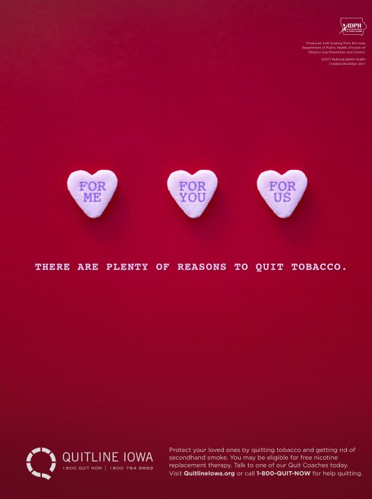 ASACIowa's tweet photo. Protect your loved ones by quitting tobacco and getting rid of secondhand smoke. There are plenty of reasons to quit! https://t.co/yyznmRVWem