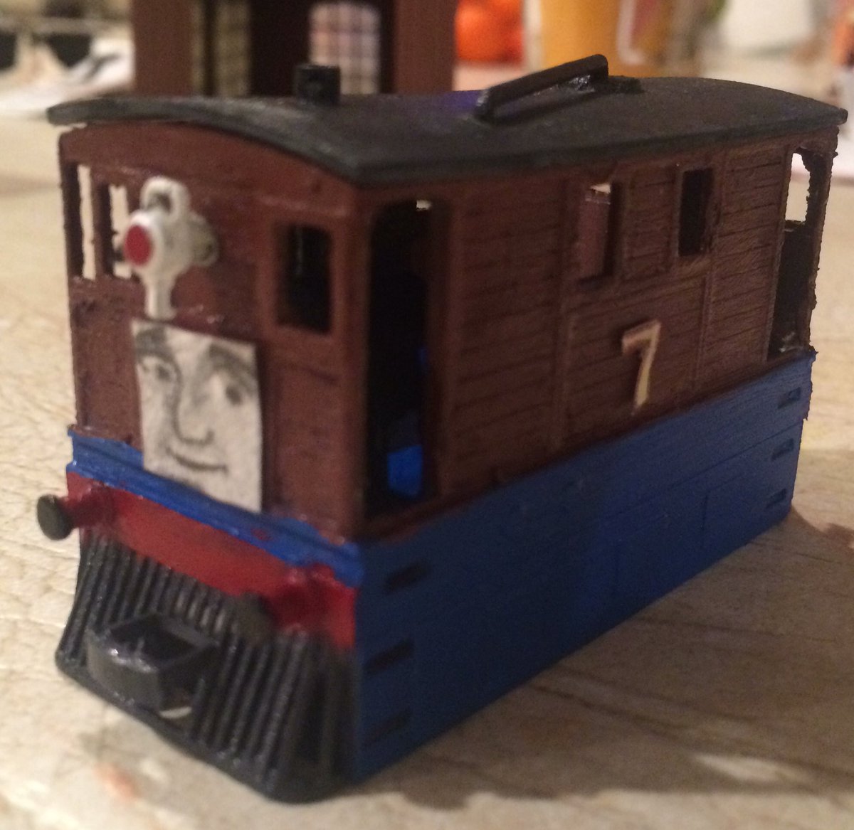 GWRModeller's tweet image. I just almost finished my Rws Toby using @2a_rail  ‘s 3d print from shapeways. I loved the results
