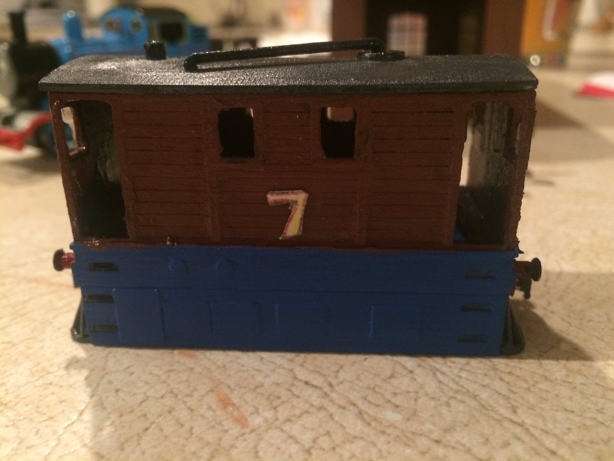 GWRModeller's tweet image. I just almost finished my Rws Toby using @2a_rail  ‘s 3d print from shapeways. I loved the results