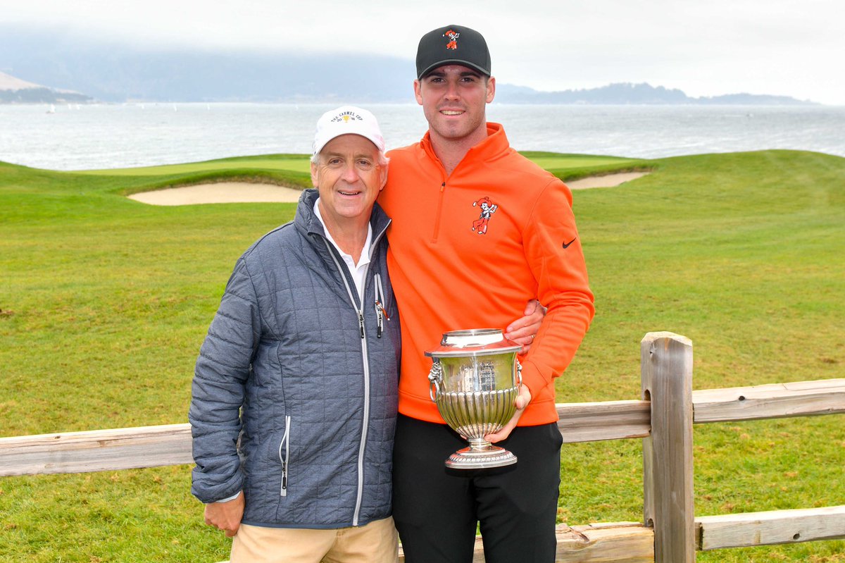 OSUCowboyGolf's tweet photo. Let’s talk about @matthew_wolff5’s season. 

Scores
65
66
68
65
69
70
68
65
73
73
69
64
65 

Results 
🏆🏆🏆🏆 - the most ever by an #okstate sophomore 
#golfschool https://t.co/wexQCs0B7l