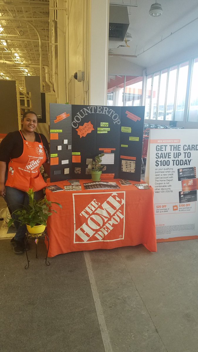 june_esera's tweet photo. Kitchen designer, Yariza being creative with her PK table. #countertoppromos #drivingmeasures #Team1302 https://t.co/xXT7fHAT2Q