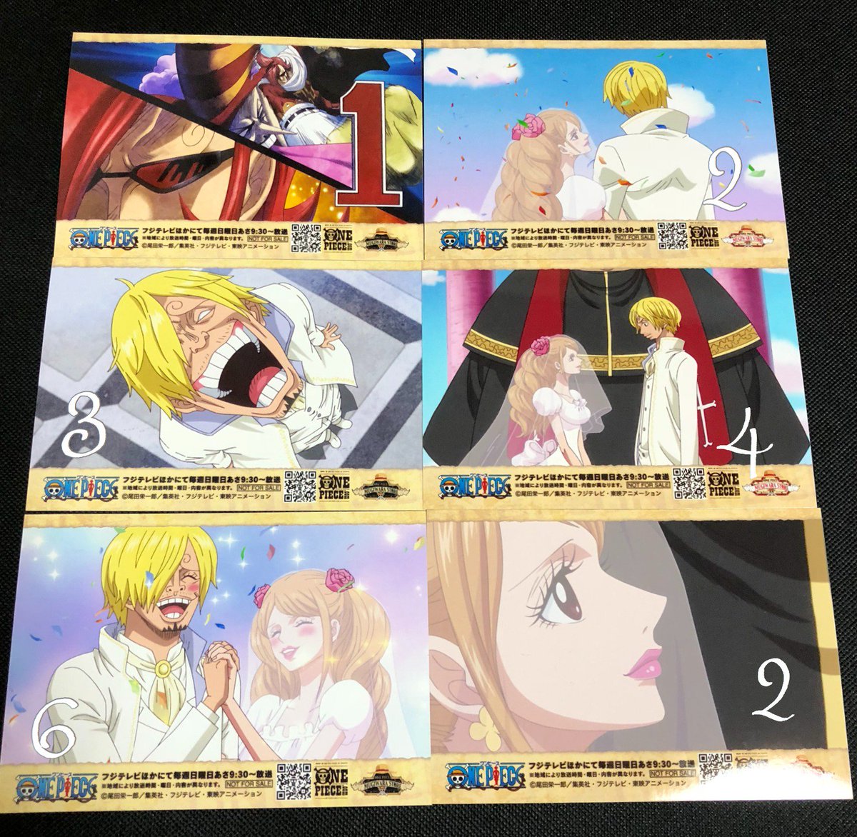 ONEPIECE ワンピース　麦わらストア　ブロマイド　ホールケーキアイランド ONE PIECE 譲渡・交換 麦わらストア 麦スト WCI ホールケーキ