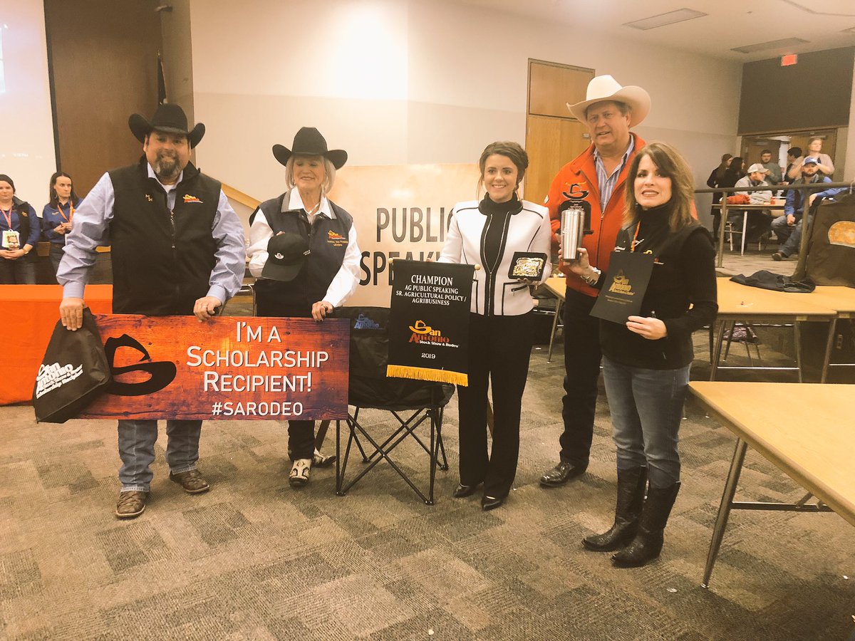 ECHShornets's tweet photo. Congratulations to Kaitlyn Kempen for winning the San Antonio Stock Show AG Public Spending Sr./Agricultural Policy / Agribusiness championship.  She is an exceptional representative of ECISD.  We are proud of her.  @EastCentralFFA #HornetPride #ECProud! https://t.co/DHbUqvEcYG