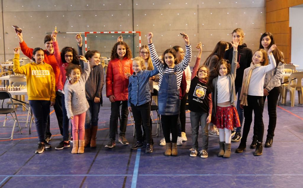 EcDesLions's tweet image. En cette journée du 9 février de soutien au sport au féminin, il y en avait, des joueuses, au rapide de Villeurbanne jeune ! #Echecs #sport #feminin