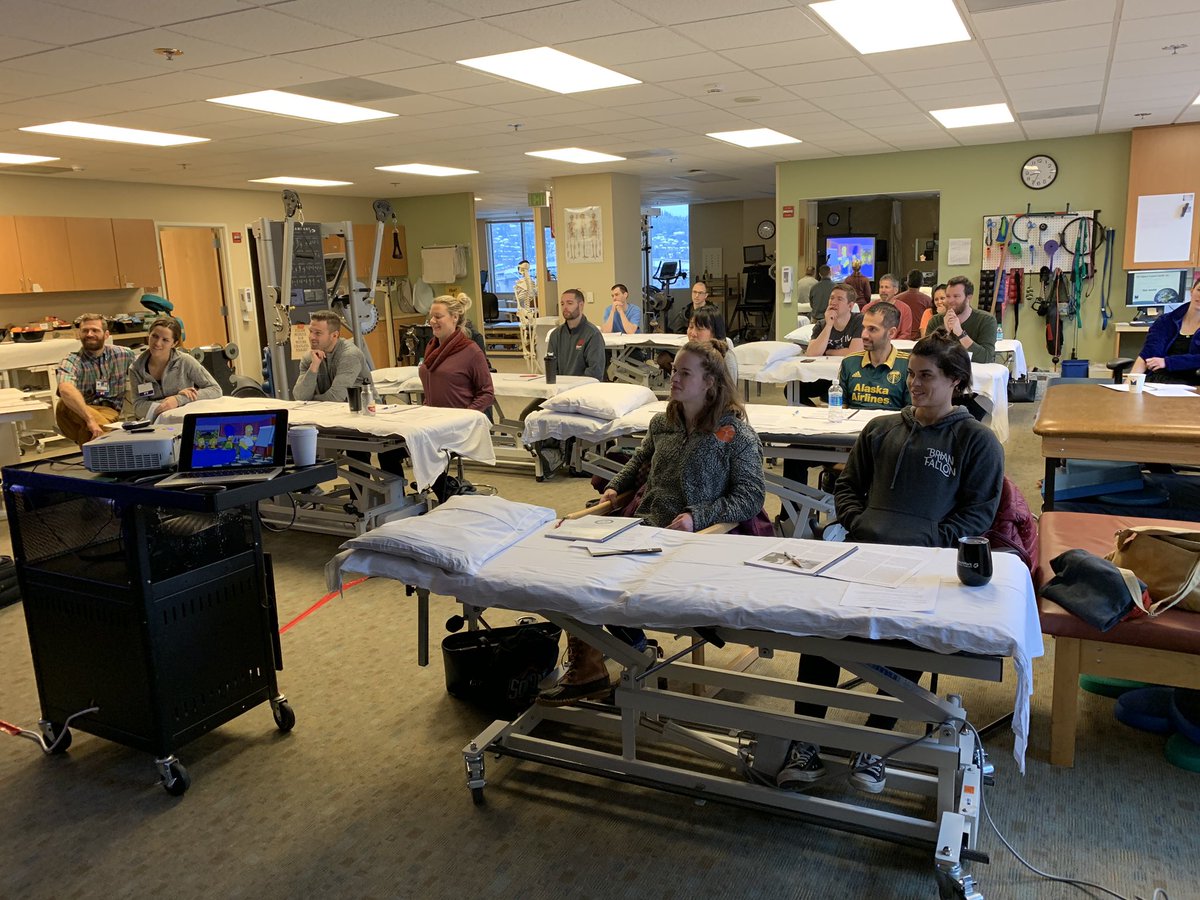 DrZ_OPTC's tweet photo. 18 PT’s in Portland, OR settle in for Day 1 of SMT-1 Osteopractic #HVLAT by The Spinal Manipulation Institute, the worldwide leader in #spinalmanipulation education. #SMI, #AAMT @DrDunning https://t.co/EeoCFl0H68