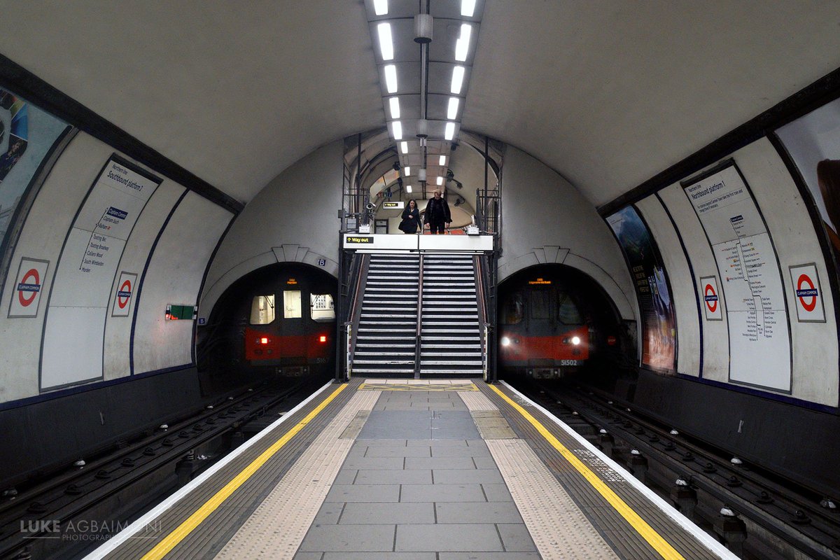 LONDON UNDERGROUND SYMMETRY PHOTO / 13CLAPHAM COMMON STATIONMade from multiple exposures, I love calmness presented by the 3 tunnels in this picture.More photos https://shop.tubemapper.com/Symmetry-on-the-Underground/Photography thread of my symmetrical encounters on the London UndergroundTHREAD