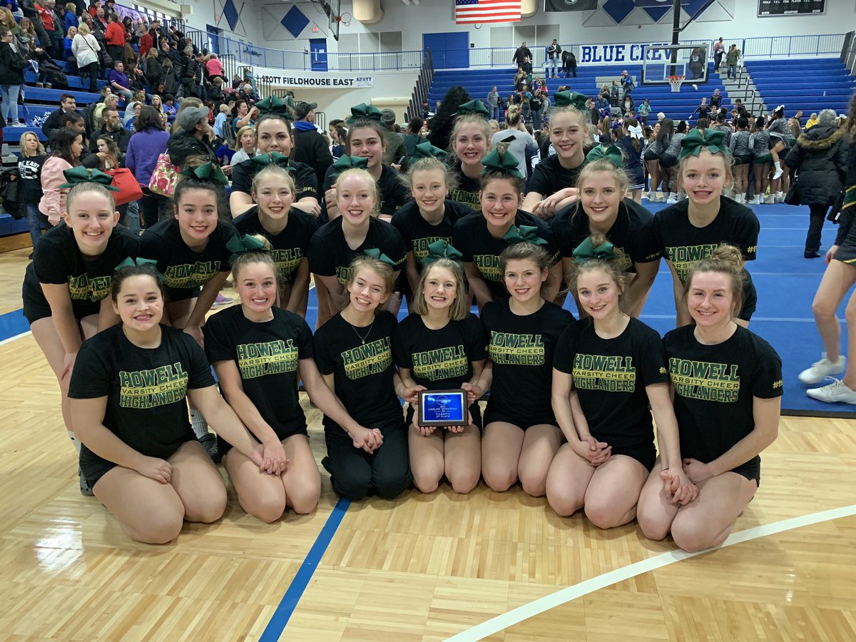 Howell__Cheer's tweet photo. Smashing records again today! Highest overall in school history! 2nd place today in Lakeland. #readyfordistricts #gritgoalachieved #ftstr #difw https://t.co/OipGTVuqLG