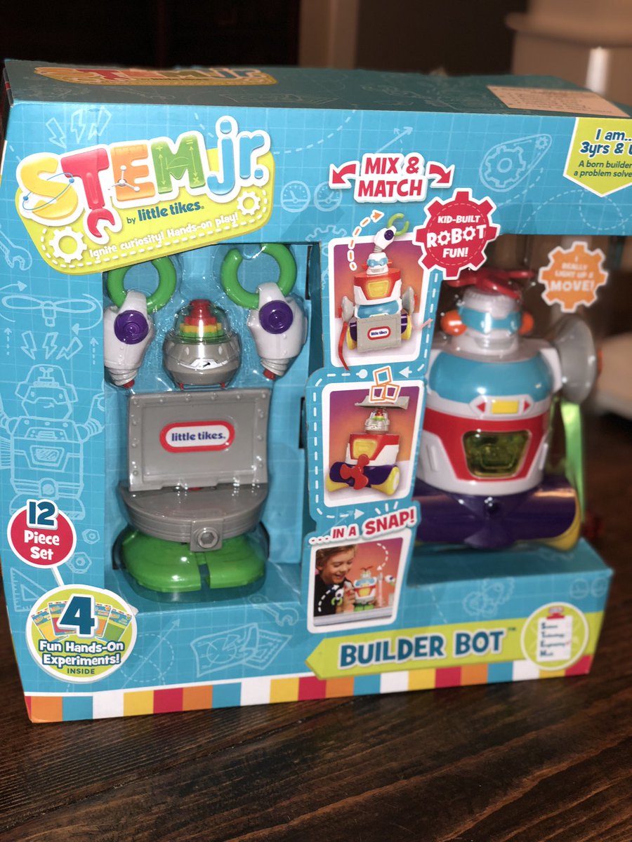 TeacherAllison's tweet image. These Builder Bot #ecestem toys were marked down to $9.87 at the Walmart in BG today! They are regularly about $25. Can’t wait to try this one with the boys. 💙 

This will be my last bargain post of the day. 🤣 #ecgrrec #ecechat
