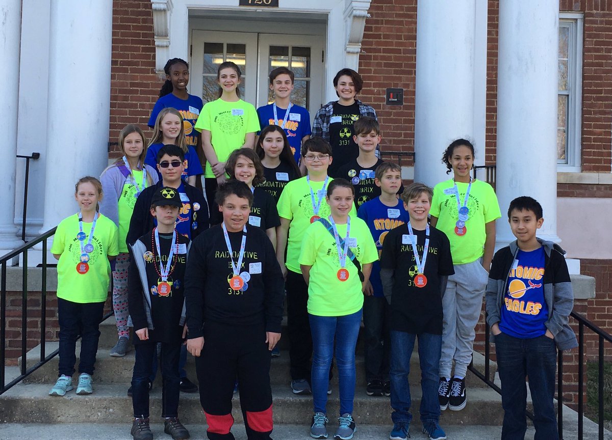 JMS_Eagles's tweet image. Congrats, JMS teams at the First Lego League East TN State Championship! Radioactive Brix were 3rd in Programming. Master Builders received  2nd In Robot Mechanical Design &amp;amp; 1st Robot Performance. Atomic Eagles received 1st in Programming &amp;amp;  3rd Robot Performance! @ORSchools 👏🏼🏆