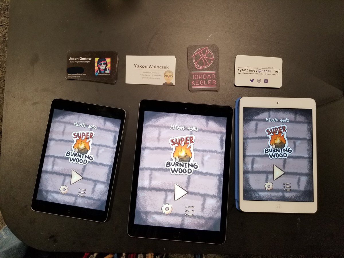 Got some great reception showing off Super Burning Wood at the Disruptor Beam Global Game Jam party!