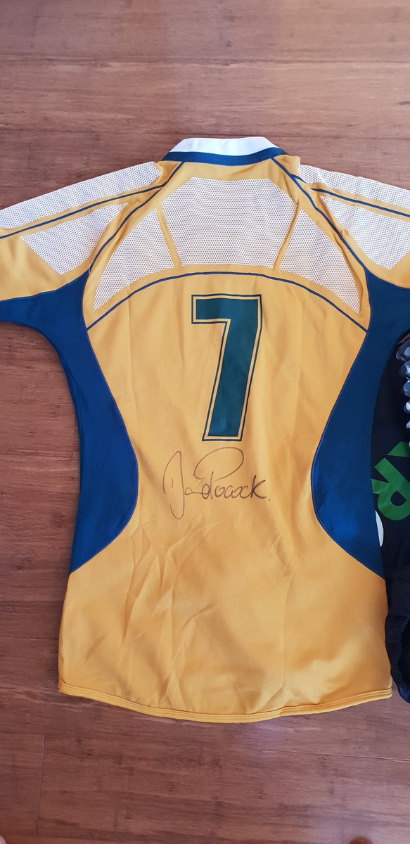 DavidPocock's tweet photo. Super Rugby season is almost here. Giving away a few things. RT this and head to https://t.co/KqIfhgO4Mq and sign up to enter. I’ll pick winners and send after our first game of the season on Friday. Signed Wallabies playing jersey, two signed used headgear, signed boots + more https://t.co/PH56xPaI5q