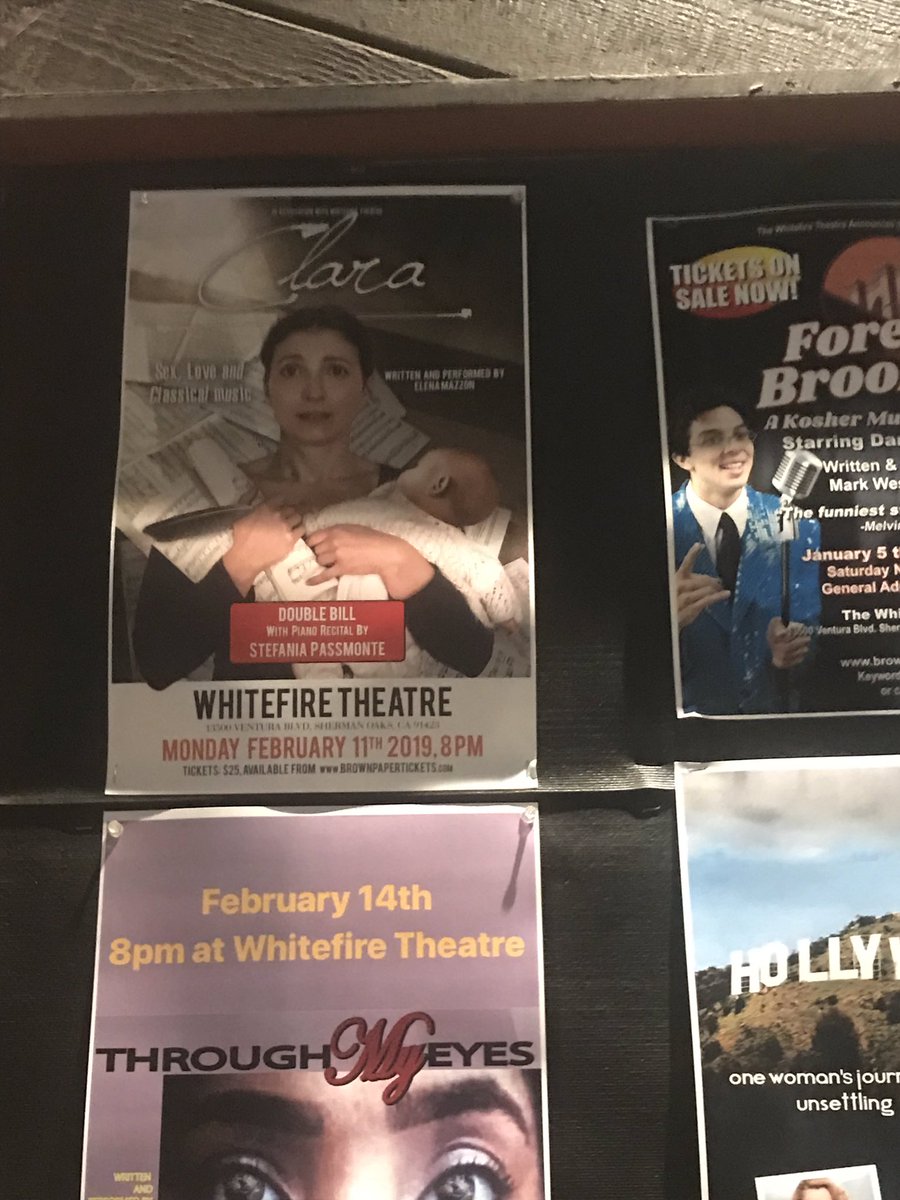 So excited to perform <a href="/WhitefireThtr/">Whitefire</a> on Monday 11th! Here is Clara in Hollywood! #losangelesfilmmakers #womeninmusic #soloshows #GRAMMYs⁠ ⁠