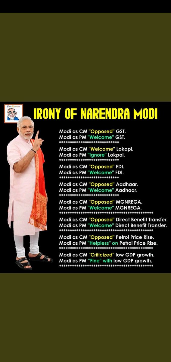 CR0302984323's tweet photo. #Jumlasarkar #gobackmodi #rafaledeal = #corruption
#demonetisationfails
#petrolpriseup https://t.co/cRFoAJCZmg