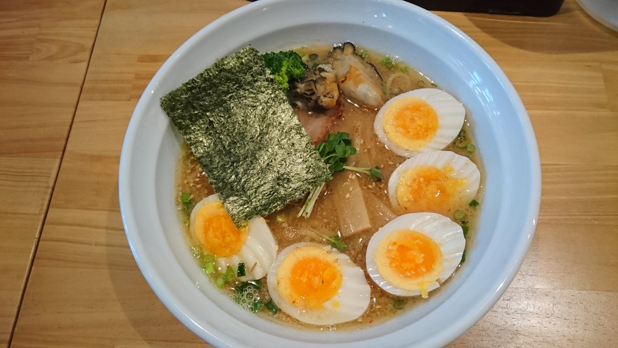 牡蠣味噌ラーメン Twitter Search Twitter