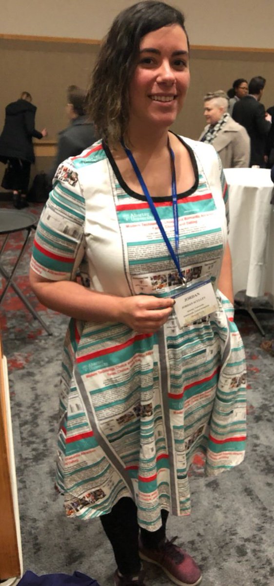 SPSPnews's tweet image. #spsp2019 #fashion #posters shout out to Jordan Sculley for their fashion choice.