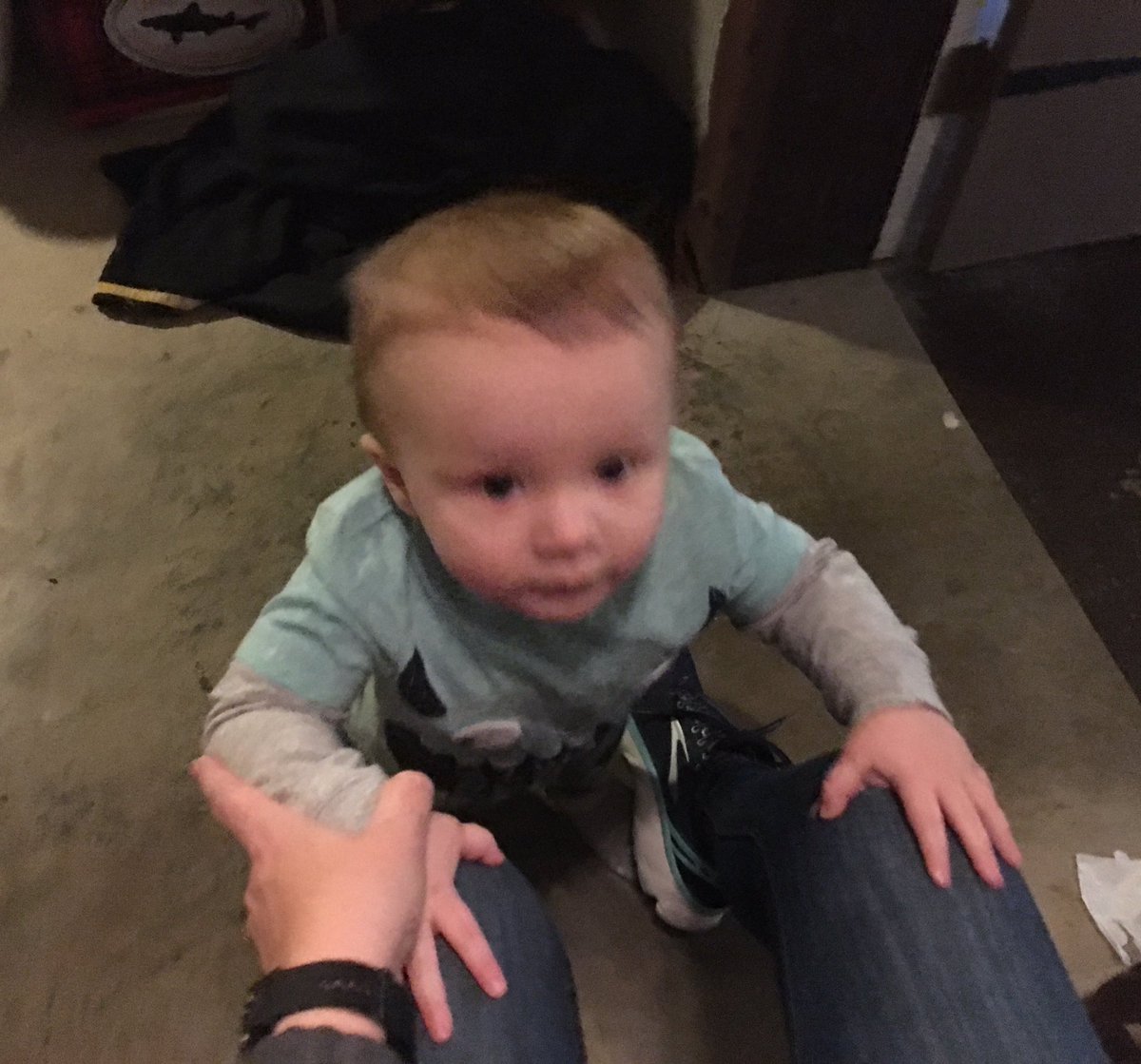 MelissaHBurg's tweet photo. Hands down, best way to spend a Saturday night!! ๐ฅฐ๐#DateNight #JustMeAndMoo #GreatAunt #GreatNephew #CrawlingEverywhere #NoStairs https://t.co/eyXSjlC3o9