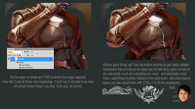 Detail on armor by sketch-a-bsinthe on tumblr!!