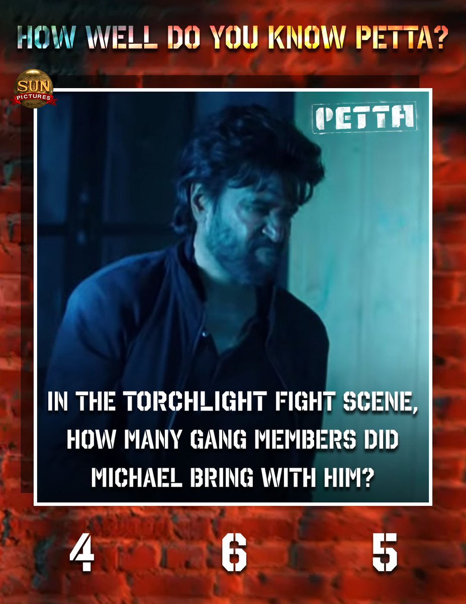 sunpictures's tweet image. #Question3
Comment your answer below and stand a chance to WIN an Autographed Poster from the #Petta crew! 10 winners will be selected for each question! 

#PettaContest